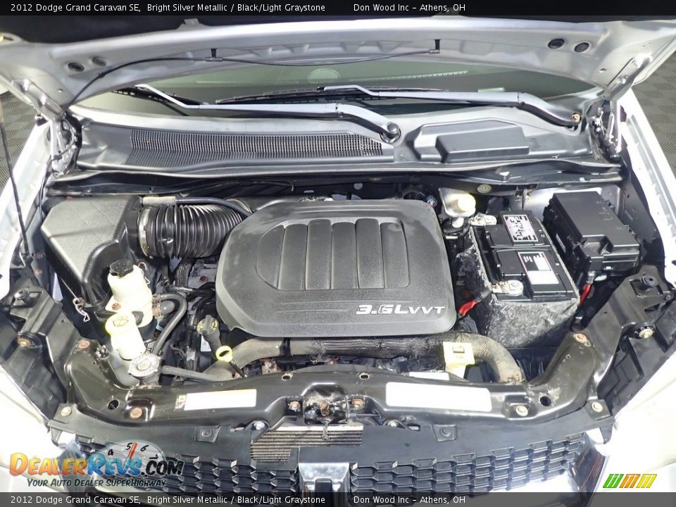 2012 Dodge Grand Caravan SE Bright Silver Metallic / Black/Light Graystone Photo #6