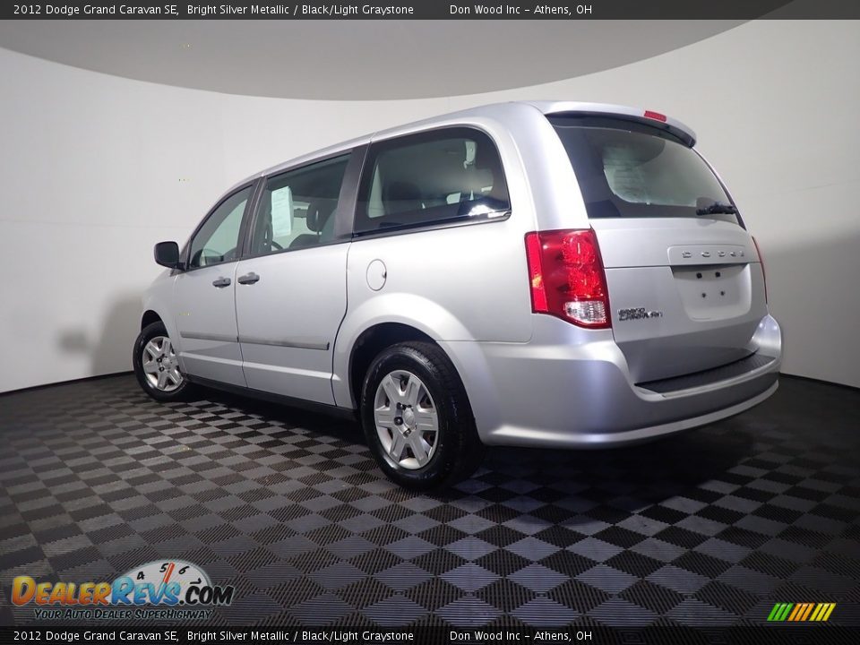 2012 Dodge Grand Caravan SE Bright Silver Metallic / Black/Light Graystone Photo #10