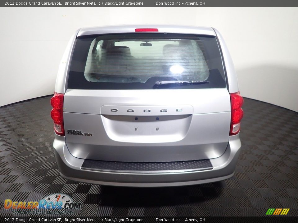 2012 Dodge Grand Caravan SE Bright Silver Metallic / Black/Light Graystone Photo #12