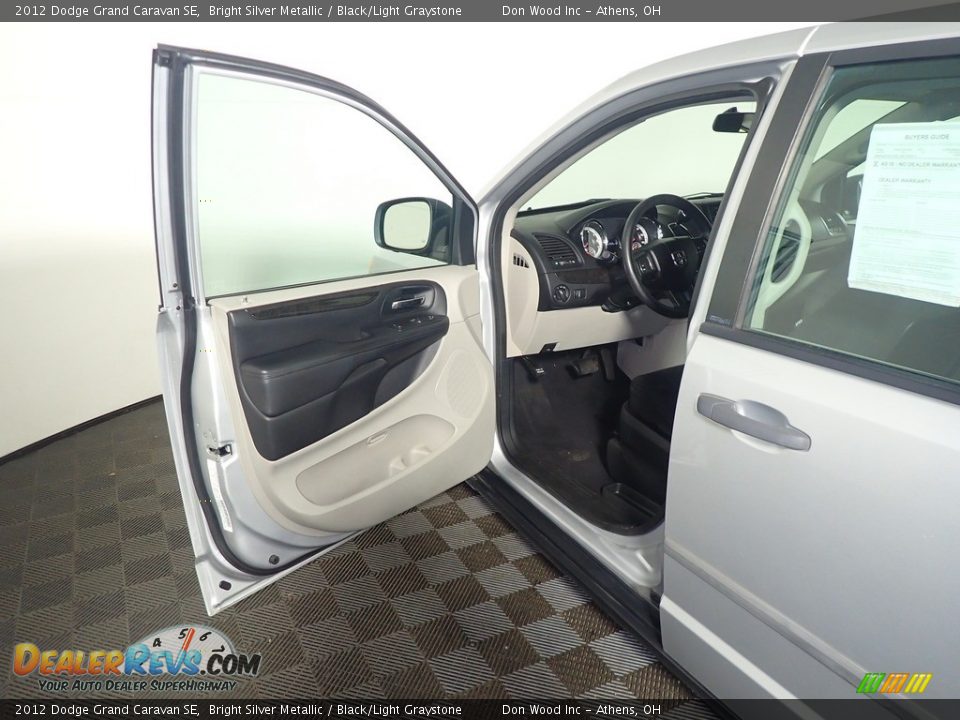 2012 Dodge Grand Caravan SE Bright Silver Metallic / Black/Light Graystone Photo #19