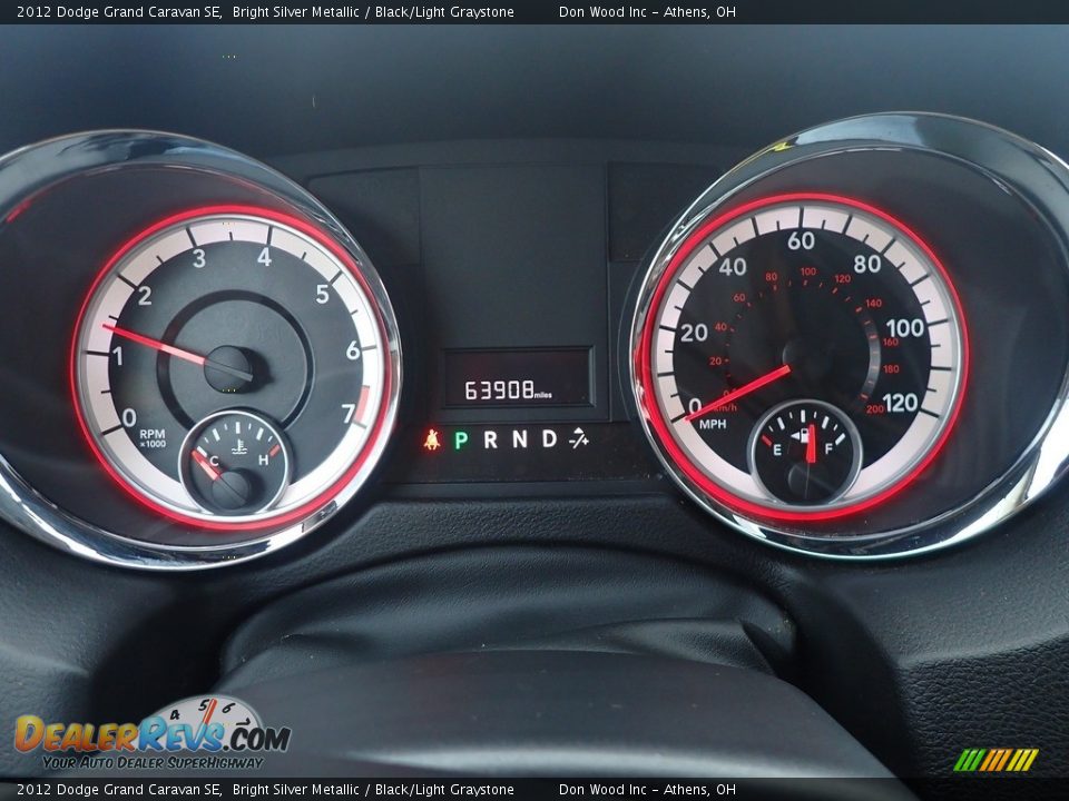 2012 Dodge Grand Caravan SE Bright Silver Metallic / Black/Light Graystone Photo #27