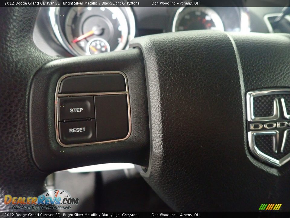2012 Dodge Grand Caravan SE Bright Silver Metallic / Black/Light Graystone Photo #28