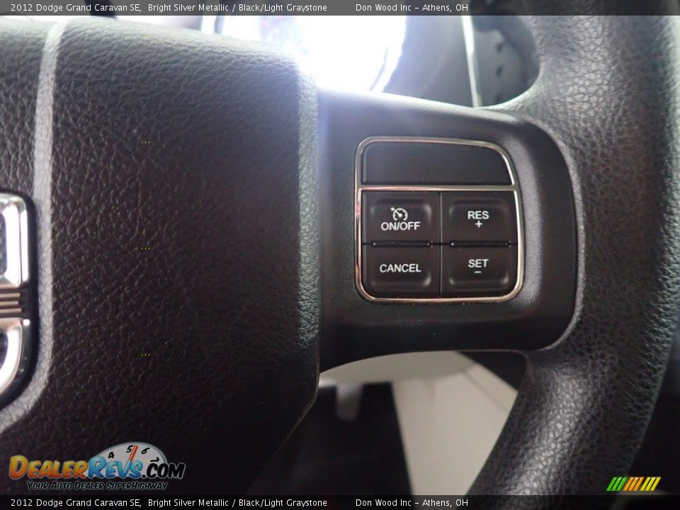 2012 Dodge Grand Caravan SE Bright Silver Metallic / Black/Light Graystone Photo #29