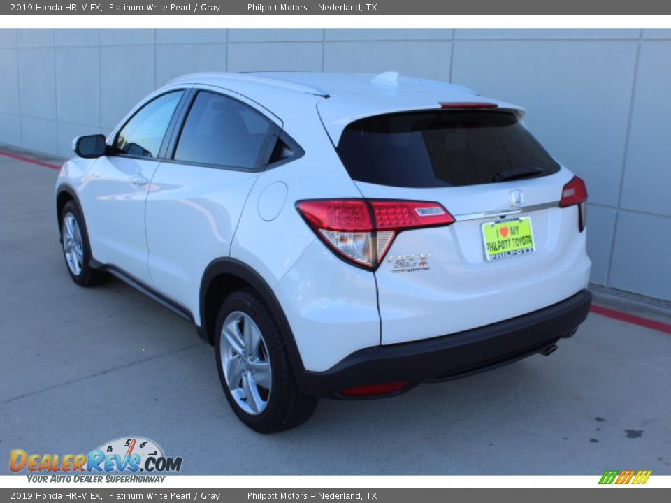 2019 Honda HR-V EX Platinum White Pearl / Gray Photo #6