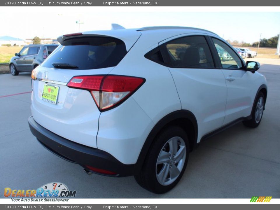 2019 Honda HR-V EX Platinum White Pearl / Gray Photo #8