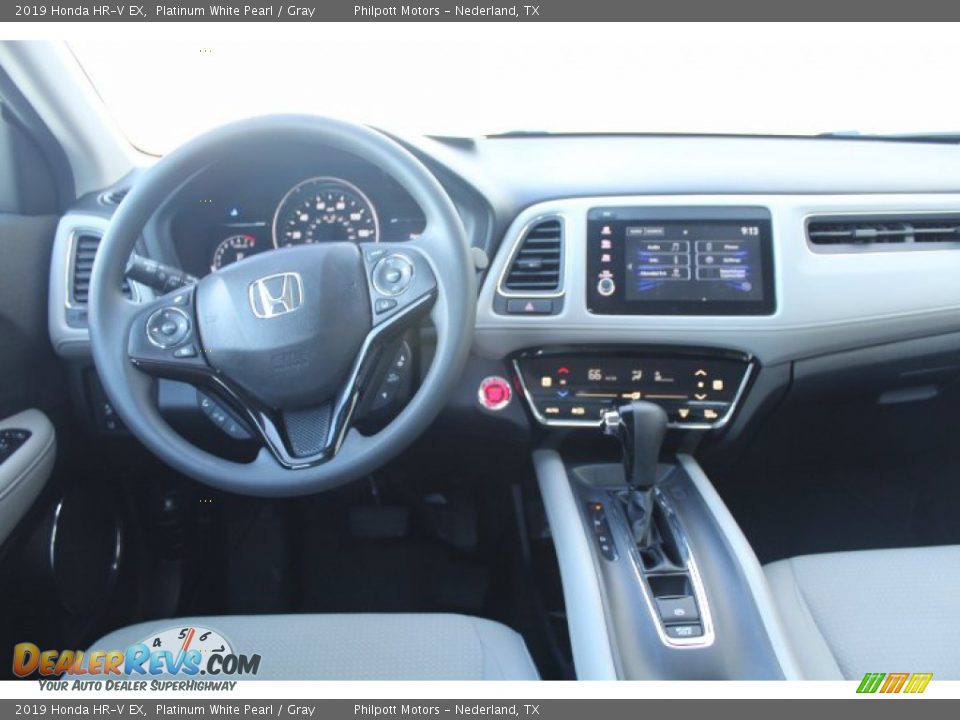 2019 Honda HR-V EX Platinum White Pearl / Gray Photo #22