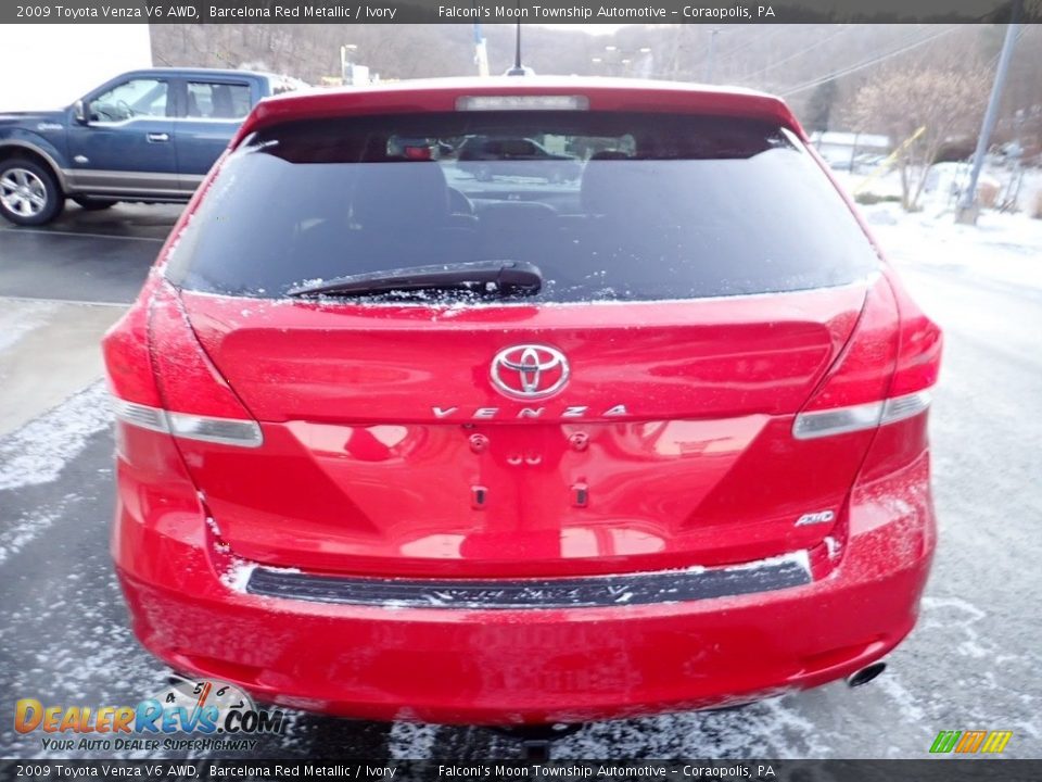 2009 Toyota Venza V6 AWD Barcelona Red Metallic / Ivory Photo #3