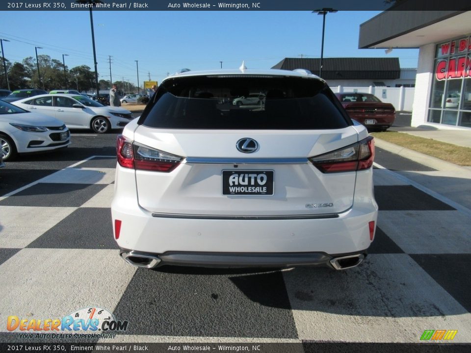 2017 Lexus RX 350 Eminent White Pearl / Black Photo #4