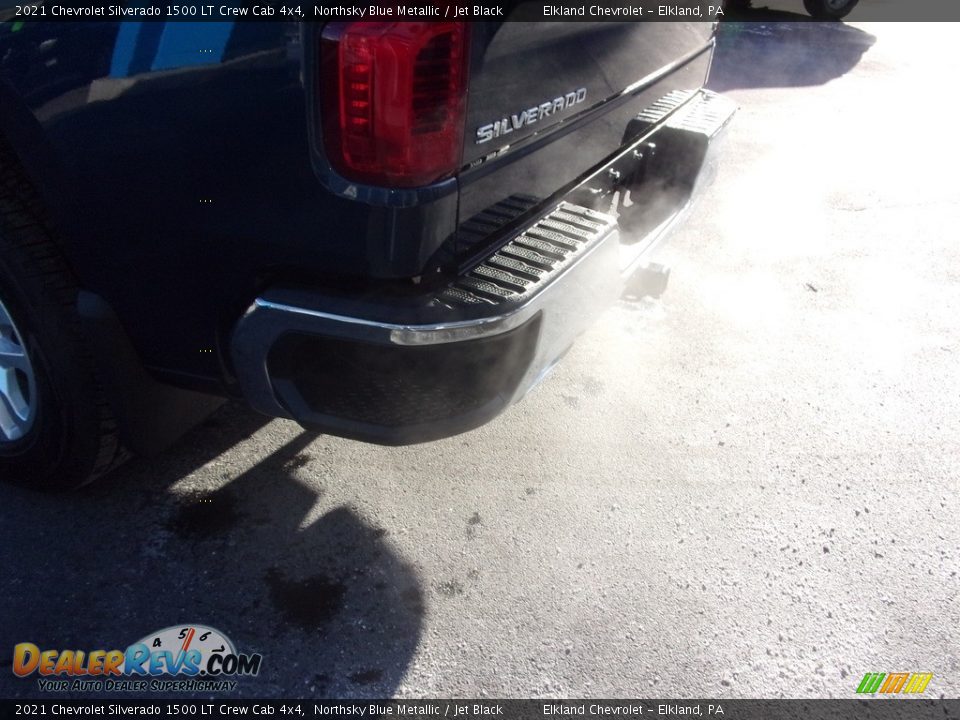 2021 Chevrolet Silverado 1500 LT Crew Cab 4x4 Northsky Blue Metallic / Jet Black Photo #10