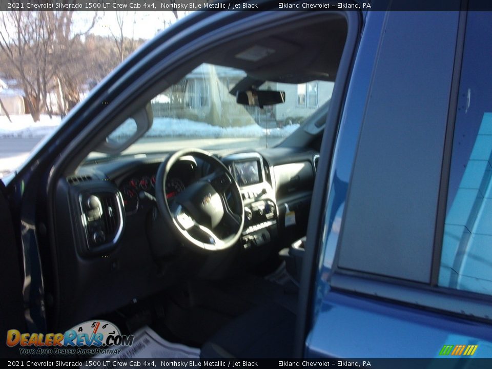 2021 Chevrolet Silverado 1500 LT Crew Cab 4x4 Northsky Blue Metallic / Jet Black Photo #13