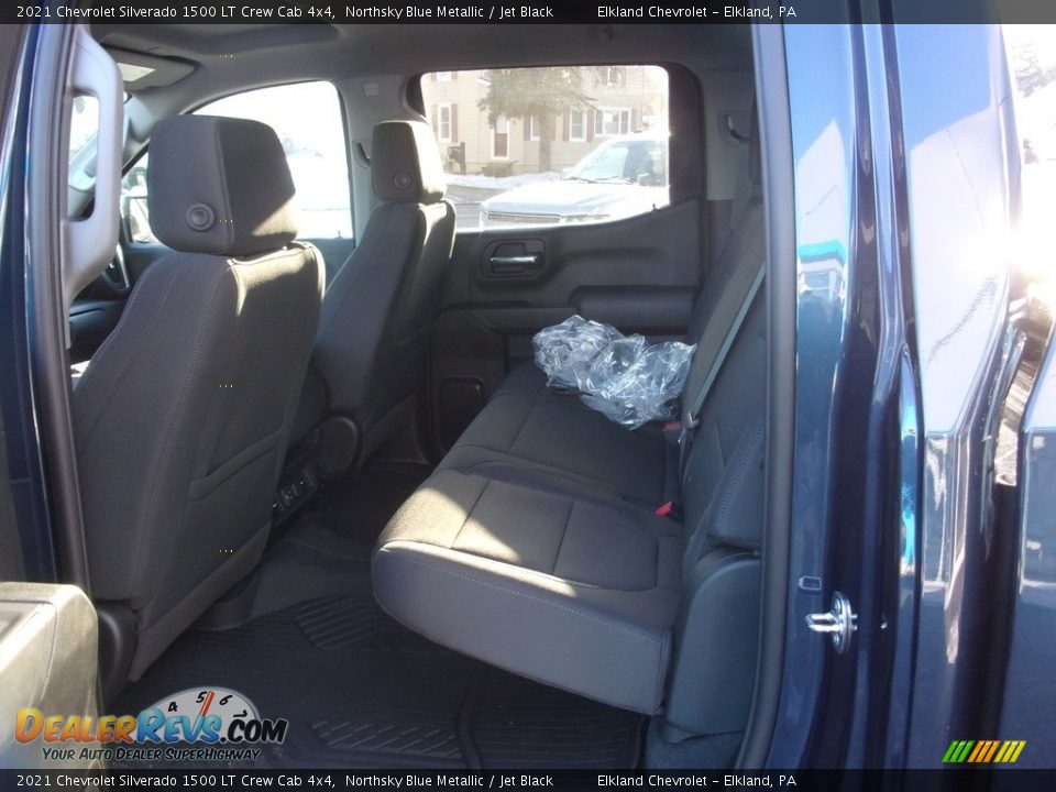 2021 Chevrolet Silverado 1500 LT Crew Cab 4x4 Northsky Blue Metallic / Jet Black Photo #14
