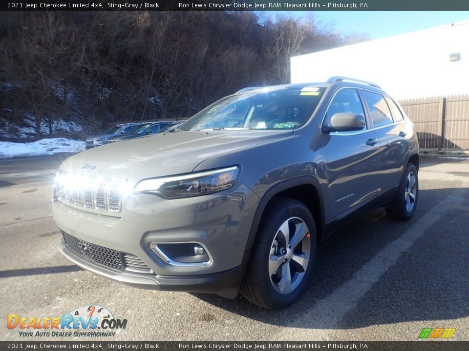 2021 Jeep Cherokee Limited 4x4 Sting-Gray / Black Photo #1