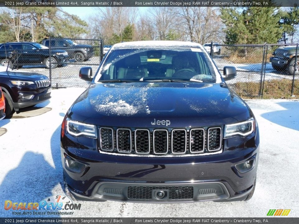 2021 Jeep Grand Cherokee Limited 4x4 Sangria Metallic / Black Photo #2