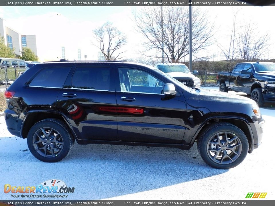 2021 Jeep Grand Cherokee Limited 4x4 Sangria Metallic / Black Photo #4