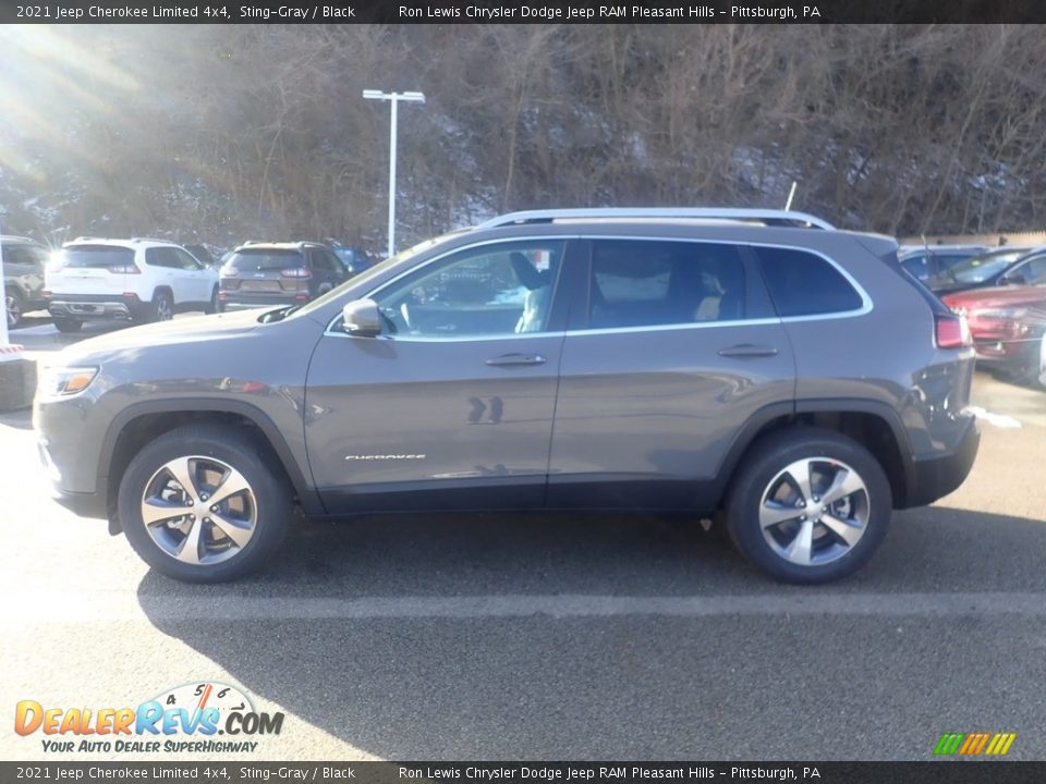 2021 Jeep Cherokee Limited 4x4 Sting-Gray / Black Photo #7