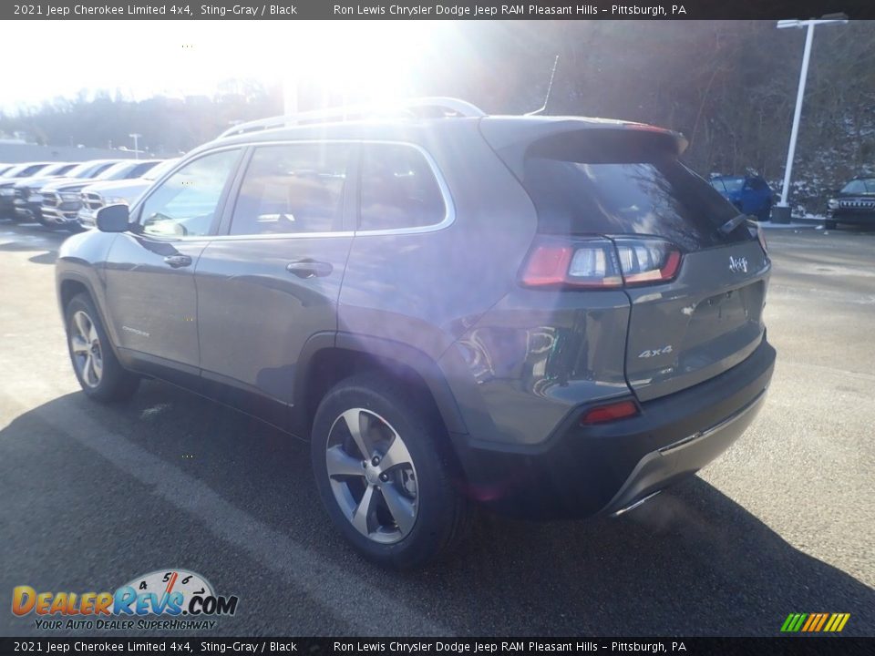 2021 Jeep Cherokee Limited 4x4 Sting-Gray / Black Photo #8