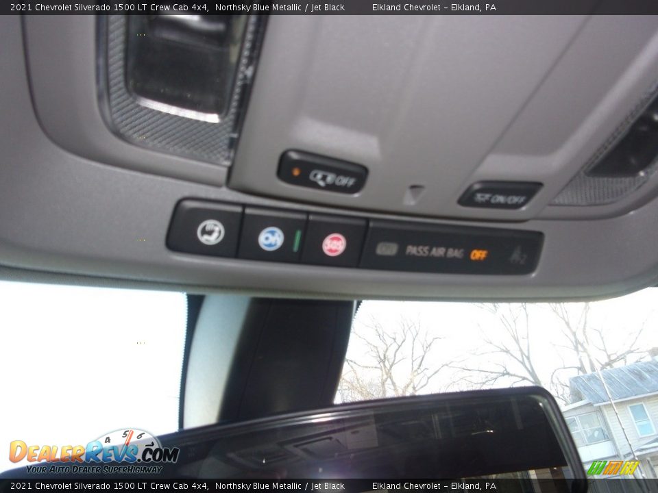2021 Chevrolet Silverado 1500 LT Crew Cab 4x4 Northsky Blue Metallic / Jet Black Photo #28