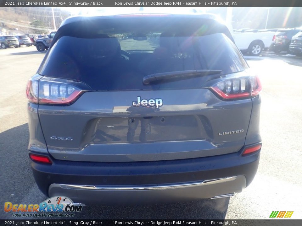 2021 Jeep Cherokee Limited 4x4 Sting-Gray / Black Photo #10