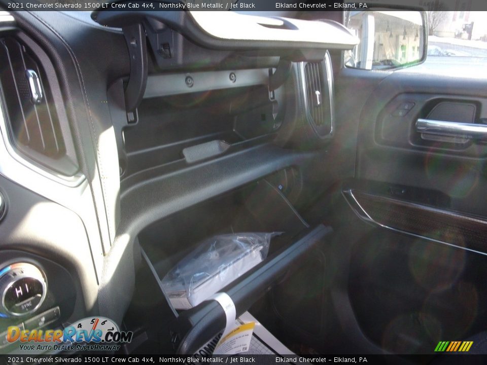 2021 Chevrolet Silverado 1500 LT Crew Cab 4x4 Northsky Blue Metallic / Jet Black Photo #29