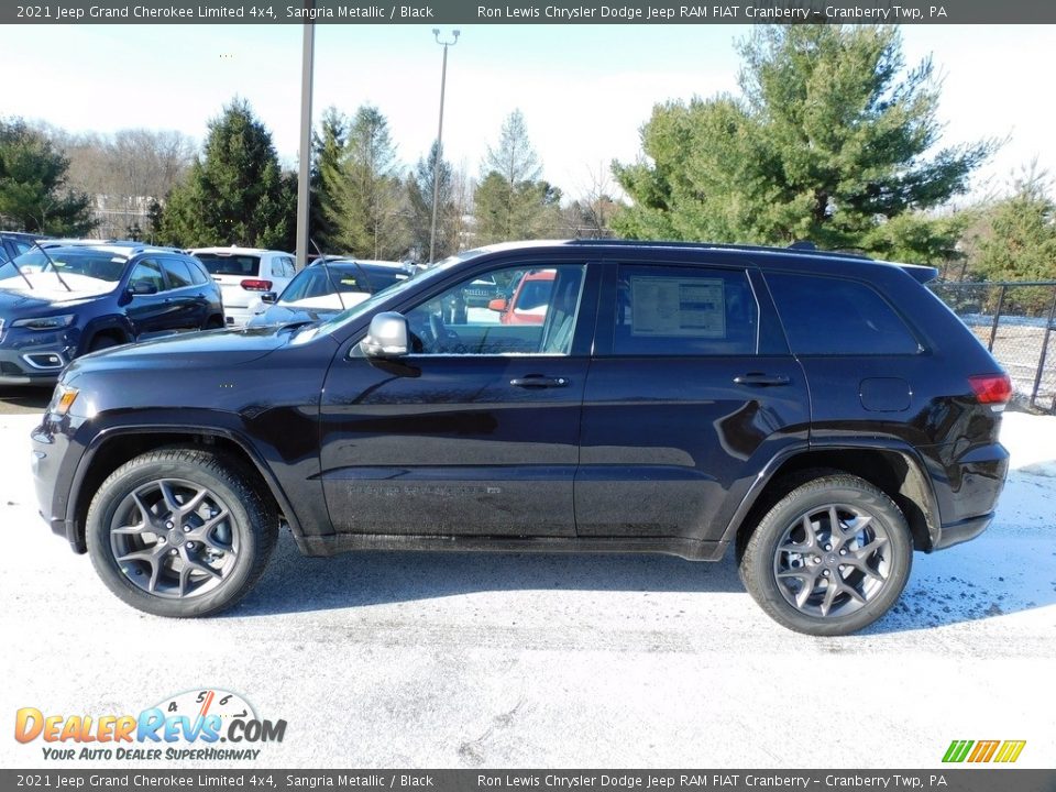 2021 Jeep Grand Cherokee Limited 4x4 Sangria Metallic / Black Photo #9