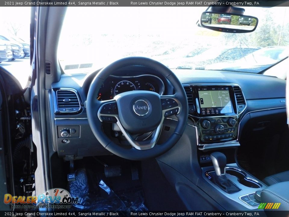 2021 Jeep Grand Cherokee Limited 4x4 Sangria Metallic / Black Photo #13