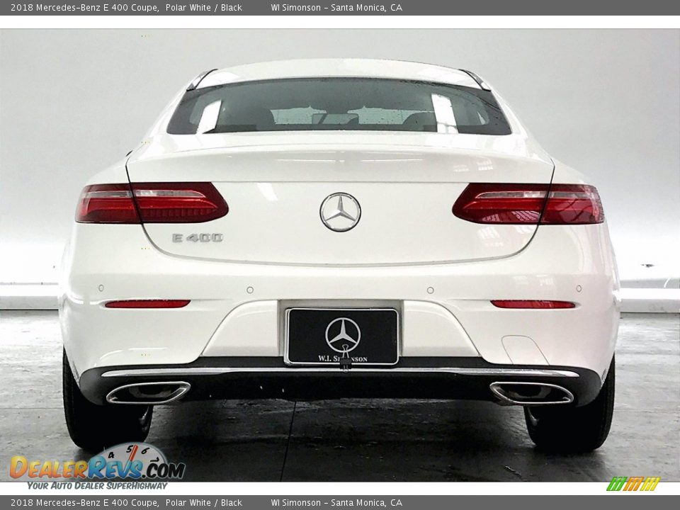 2018 Mercedes-Benz E 400 Coupe Polar White / Black Photo #3