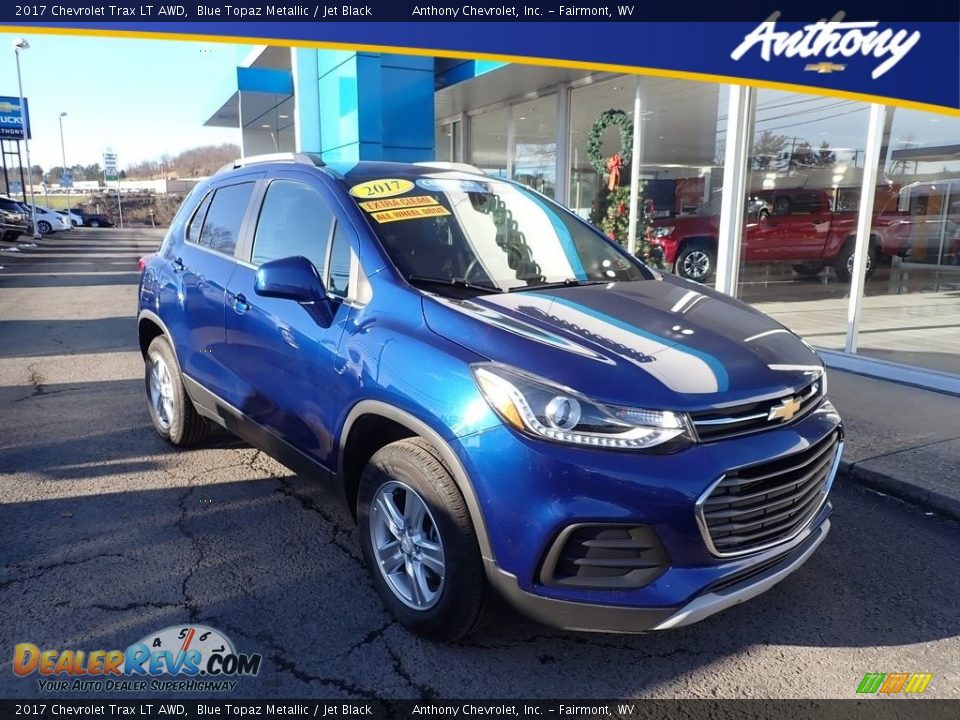 2017 Chevrolet Trax LT AWD Blue Topaz Metallic / Jet Black Photo #1