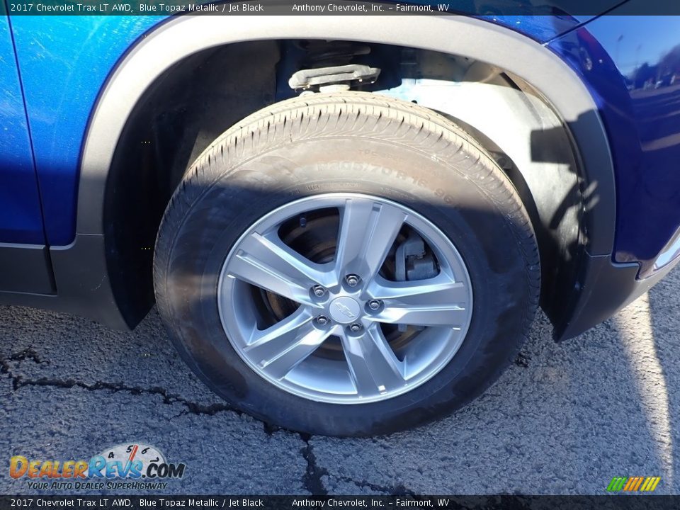 2017 Chevrolet Trax LT AWD Blue Topaz Metallic / Jet Black Photo #2