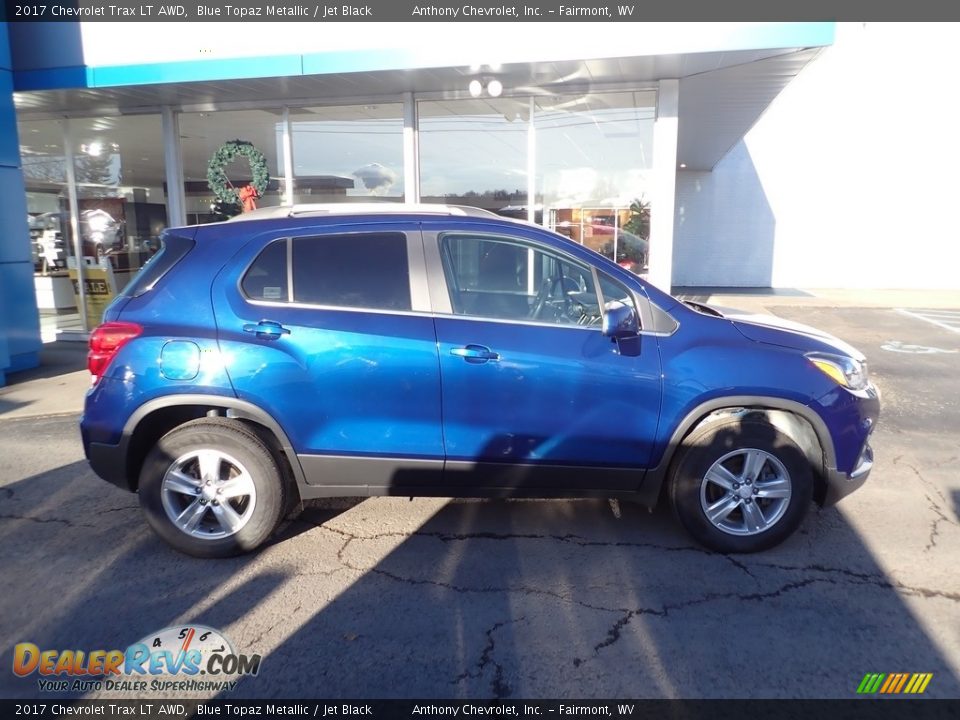 2017 Chevrolet Trax LT AWD Blue Topaz Metallic / Jet Black Photo #3