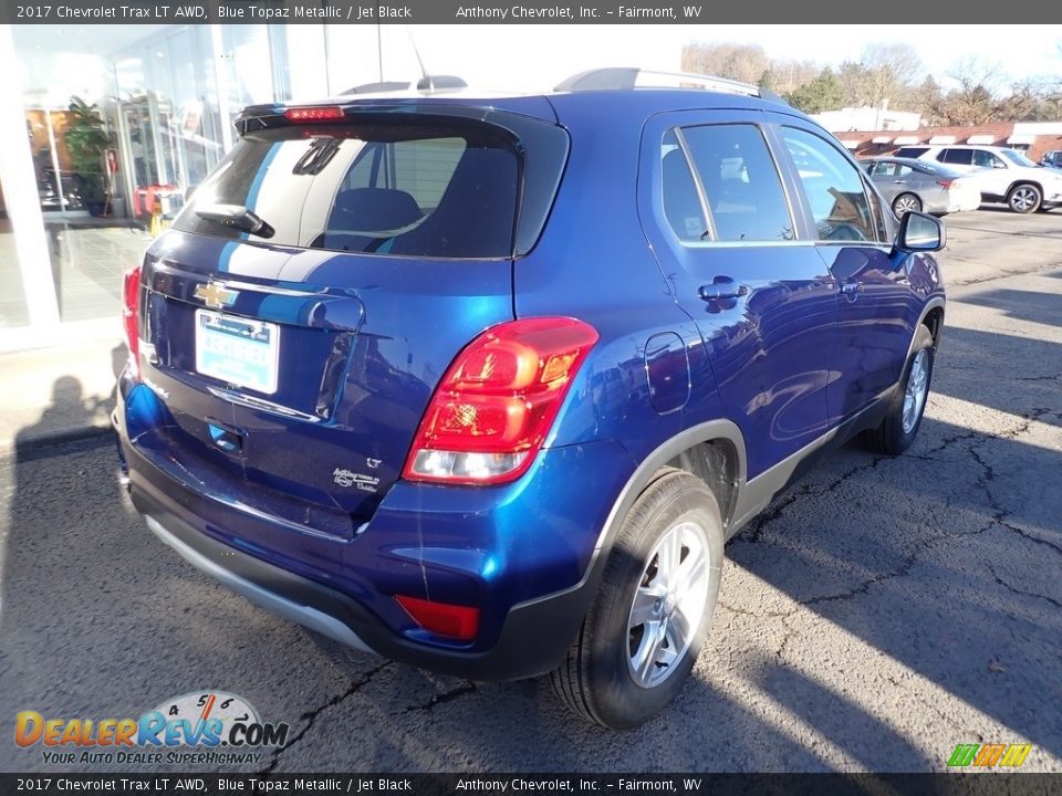 2017 Chevrolet Trax LT AWD Blue Topaz Metallic / Jet Black Photo #4