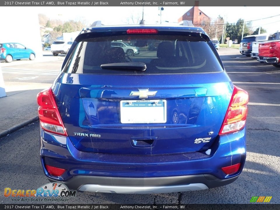 2017 Chevrolet Trax LT AWD Blue Topaz Metallic / Jet Black Photo #5