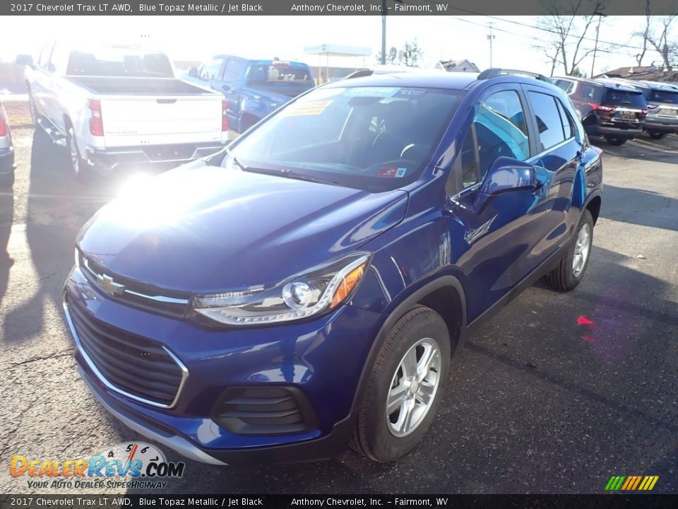2017 Chevrolet Trax LT AWD Blue Topaz Metallic / Jet Black Photo #8