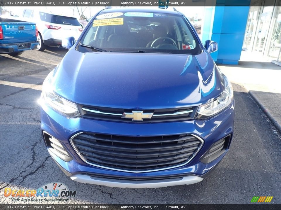 2017 Chevrolet Trax LT AWD Blue Topaz Metallic / Jet Black Photo #9