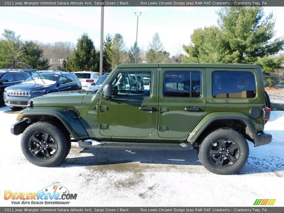 Sarge Green 2021 Jeep Wrangler Unlimited Sahara Altitude 4x4 Photo #9