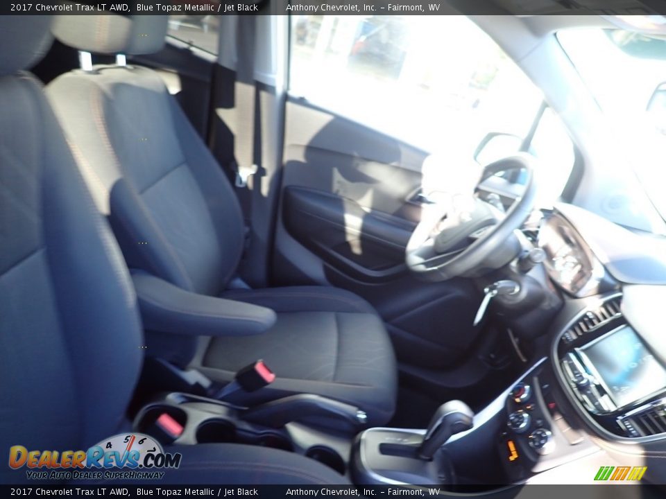 2017 Chevrolet Trax LT AWD Blue Topaz Metallic / Jet Black Photo #10