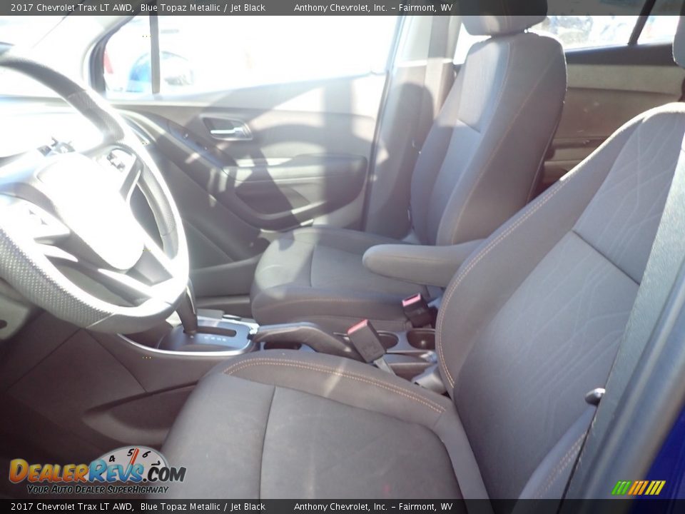 2017 Chevrolet Trax LT AWD Blue Topaz Metallic / Jet Black Photo #14