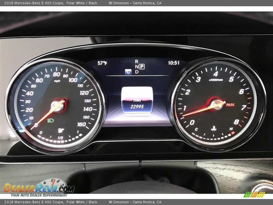 2018 Mercedes-Benz E 400 Coupe Polar White / Black Photo #23