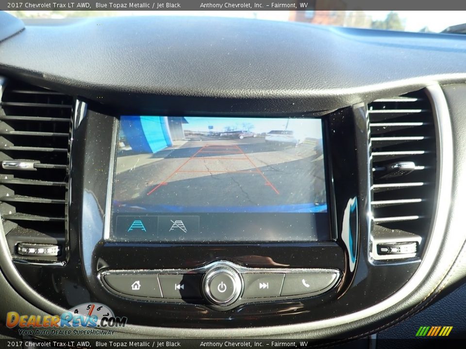 2017 Chevrolet Trax LT AWD Blue Topaz Metallic / Jet Black Photo #17