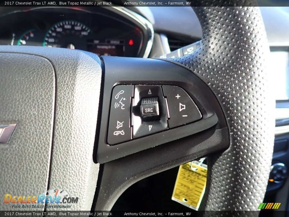 2017 Chevrolet Trax LT AWD Blue Topaz Metallic / Jet Black Photo #19