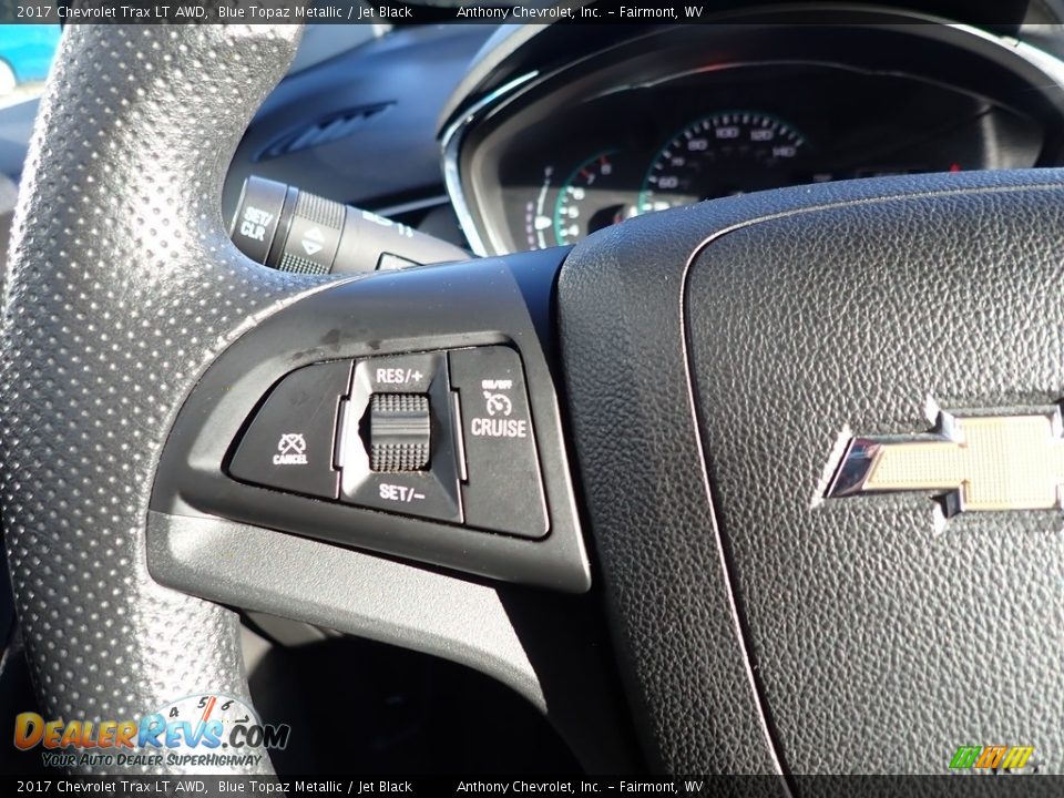 2017 Chevrolet Trax LT AWD Blue Topaz Metallic / Jet Black Photo #20