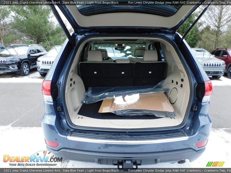 2021 Jeep Grand Cherokee Limited 4x4 Slate Blue Pearl / Light Frost Beige/Black Photo #7