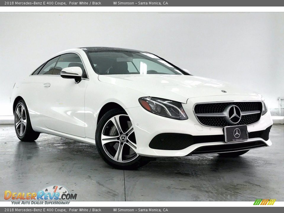 2018 Mercedes-Benz E 400 Coupe Polar White / Black Photo #34