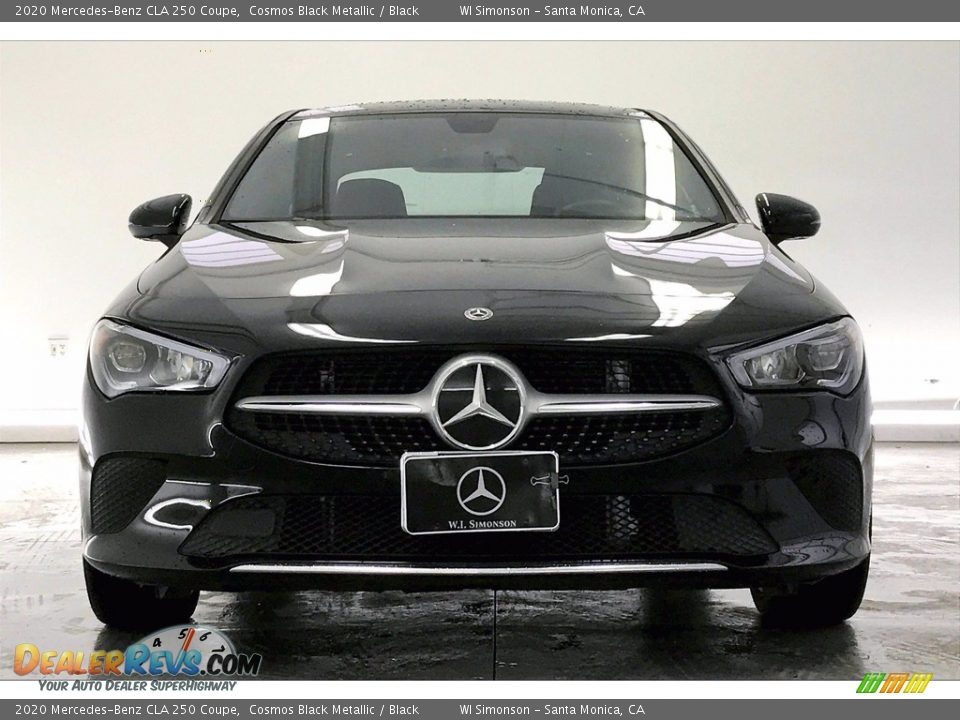 2020 Mercedes-Benz CLA 250 Coupe Cosmos Black Metallic / Black Photo #2