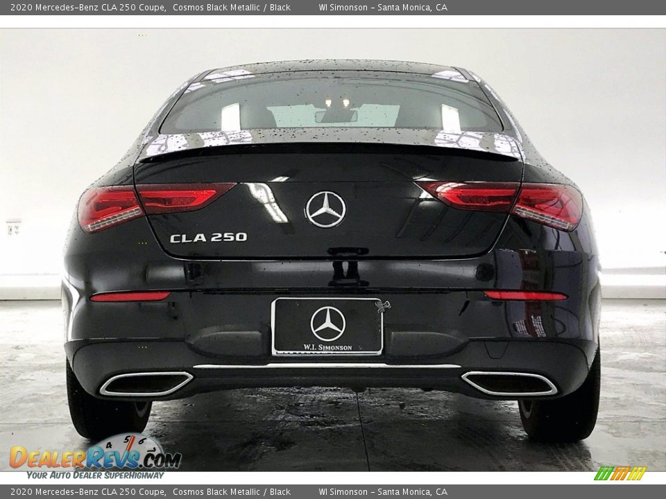 2020 Mercedes-Benz CLA 250 Coupe Cosmos Black Metallic / Black Photo #3