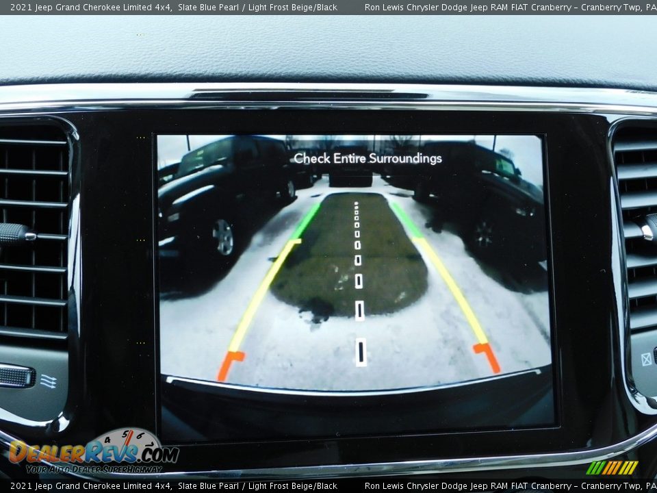 2021 Jeep Grand Cherokee Limited 4x4 Slate Blue Pearl / Light Frost Beige/Black Photo #18