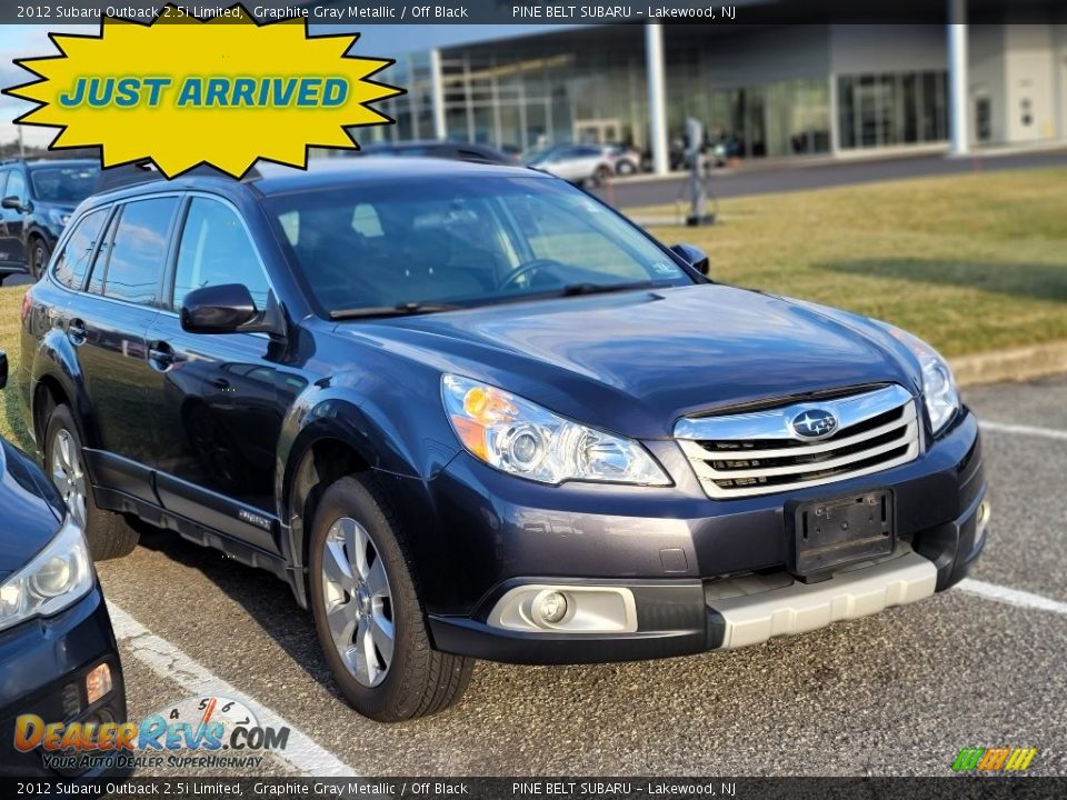 2012 Subaru Outback 2.5i Limited Graphite Gray Metallic / Off Black Photo #1