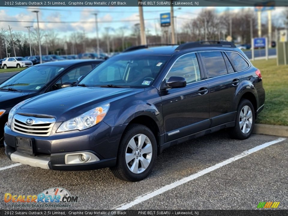 2012 Subaru Outback 2.5i Limited Graphite Gray Metallic / Off Black Photo #2