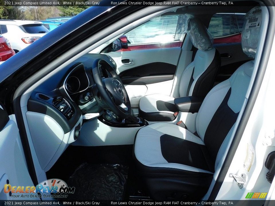 2021 Jeep Compass Limited 4x4 White / Black/Ski Gray Photo #10