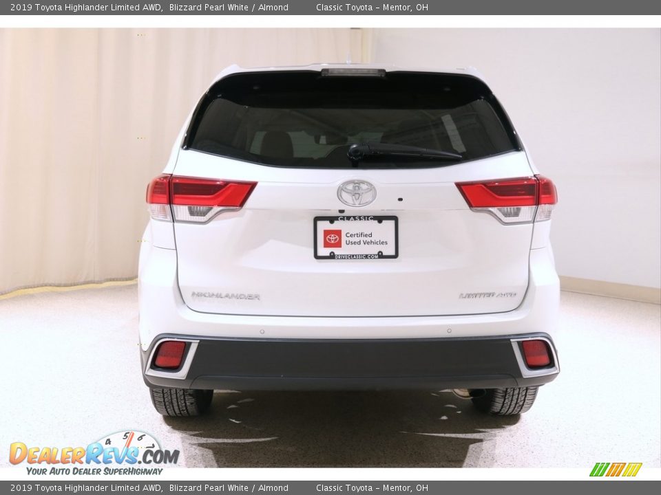 2019 Toyota Highlander Limited AWD Blizzard Pearl White / Almond Photo #21