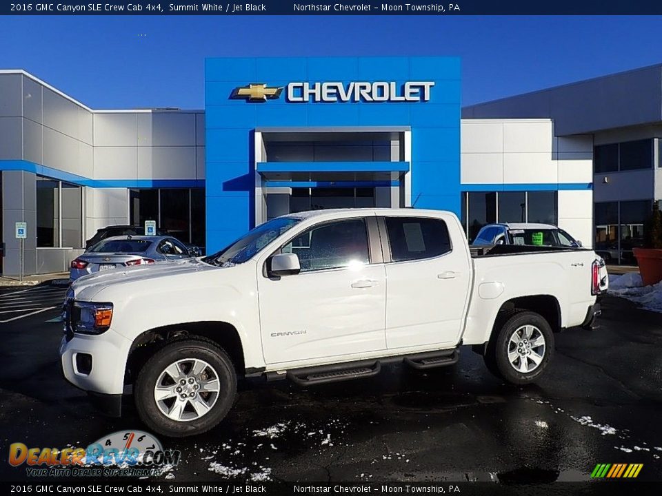 2016 GMC Canyon SLE Crew Cab 4x4 Summit White / Jet Black Photo #1